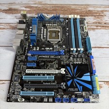 ASUS P7P55D Deluxe LGA1156 Motherboard For Parts/Repair Bent CPU Pins picture