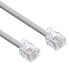 14Ft RJ11 Modular telephone Cable Straight picture