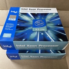 Two(2x) Intel Xeon 2.4GHz 533Mhz Processor BX80532KE2400ESL7DF - New Sealed picture