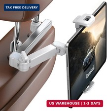 Lamicall Car Headrest Tablet Holder - [Extension Arm] Upgrade Adjustable Tablet  picture