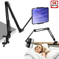 Long Arm Tablet Stand Phone Holder Lazy Bed Desk Mount For iPad iPhone Samsung picture