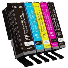 Edible Ink Cartridges for Canon PGI-280XXL CLI-281XXL for Cake Cookie & Cupcake picture