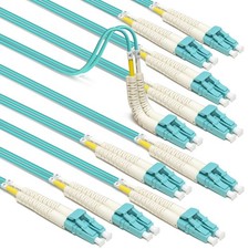 Yunsufiberpro 10-Pack OM3 Fiber Cable 6ft LC to LC Multimode 50/125 picture