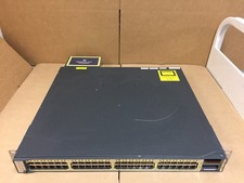 Cisco Catalyst WS-C3750E-48PD-SF 48-Port Gigabit PoE Ethernet Switch w/1150W PSU picture