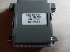 Black Box Null-Modem Adapter, Pinning B  522302 RS-232 DB25 Male/Male. picture