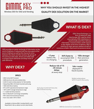 Gimme Key Pro Wireless DEX Key for DSD & Vending Machines Red picture