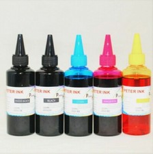 5X 100ML Dye Refill Ink Bottles Alternative for All Printer CISS picture