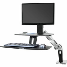 Ergotron WorkFit-A, Single HD Workstation with Suspended Keyboard picture