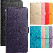 Flower Daisy Wallet Cover Case for Oppo A94 A17 A76 A74 A38 A54 A93 Reno 10 13 picture