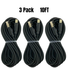 10Ft Long USB Fast Charger Cable For iPhone 14 13 12 11 8 Braided Charging Cord picture