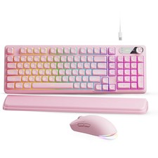 EWEADN C98 Wired Keyboard and Mouse Combo, Wired Ergonomic Computer Keyboards... picture
