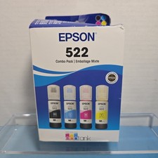 EPSON 522 EcoTank Ink Ultra-high Capacity Bottle Color Combo T522520-S 04/2030 picture