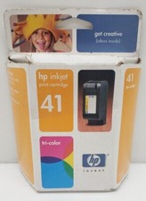 HP 41 Genuine Tri Color Ink Cartridge 51641A Ink Cartridge. New, Sealed. picture
