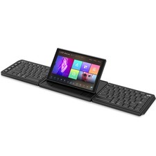 MP Mobile Pixels Tetra Wireless Ergonomic Keyboard, Split Keyboard with display picture