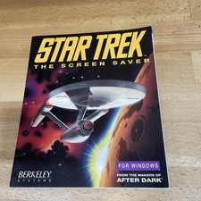 Star Trek The Screen Saver Berkeley Systems for Windows Booklet 1992 ONLY picture