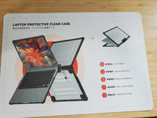 SEYMAC Shock/Scratch/Dust Resistant Shell Case MacBook Air 15 A2941 Black picture