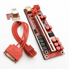 10 X Riser USB 3.0 PCI-E 1X to 16X Adaptor 6PIN V013 PRO picture
