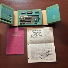 Vintage Apple II Quick EPROM Writer Interface Card Burner Programmer Manual picture
