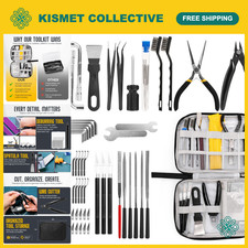 64 Pcs 3D Printing Tool Kit - Nozzle Cleaning, Scraper, Cutter, Deburring Tools picture