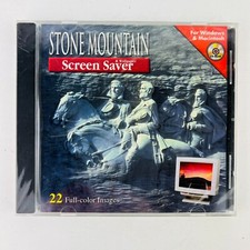 Stone Mountain Screen Saver & WallPaper PC CD ROM Software New Factory Sealed picture