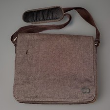 EUC CaseCrown Case Crown Messenger Bag Tablet Laptop Crossbody Shoulder BROWN picture