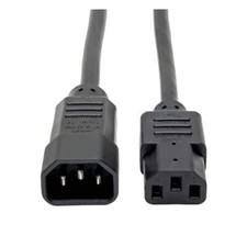 IEC 320 C13 to C14 Power Extension Cable, 5m (15ft), 14AWG, PDU, Cord picture
