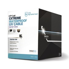 LinkedPRO PROCAT6EXTLITEW Cat6 UTP Outdoor Bulk Cable | 23 AWG Solid Copper picture