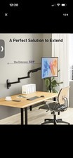 Ergounion Extension Arm Only for Ergounion Monitor Mounts, to Increase Arm Lengt picture