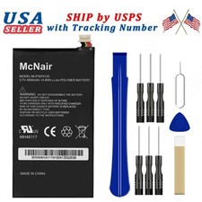 NEW OEM Battery+ TOOLS For McNair MLP3970125 Verizon Ellipsis 7 QMV7A QMV7B picture
