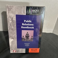 Public Relations Handbook Compton's NewMedia BIG BOX CD-ROM NEW SEALED DOS Wind picture