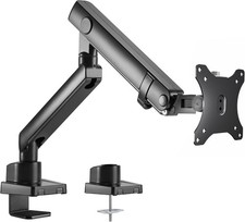 Premium Aluminum Full Motion Single Ultrawide Monitor Desk Mount Stand W/ Lift picture