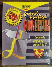 Grand Unified Convertor by Software Forge (1994, Windows, 3-1/2