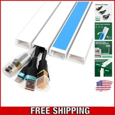 Durable Cord Hider Kit - 58in Paintable Covers for Safe Cable Management picture