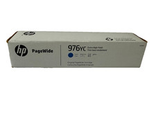 GENUINE HP 976YC Extra High Yield Cyan Ink Cartridge PageWide NEW SEALED BOX picture