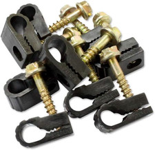 Coaxial Cable Clips - Cable Holder - Wire Clips - Siding Clips for Hanging - Cor picture