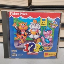 Fisher Price 1-2-3-'s (PC, Windows 95 & 3.1) Teaches Numbers, Counting & Math picture