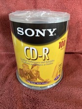 Sony CD-R 700MB Storage Media Discs 80 min Pack of 100 Blank CDs New picture