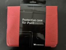 Protective Folding Folio Case - Red - For iPad 2 By Casecrown picture