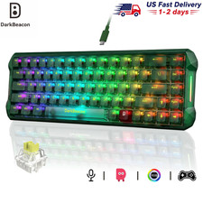 DarkBeacon Flux68 Wired Gaming Keyboard RGB Magnetic Switch Mechanical Keyboard picture