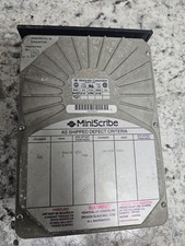 Rare Vintage Retro Clean MiniScribe Hard Drive 3053 7406 Manufactured 1988 picture