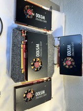 LOT OF 4 AMD FirePro W5100 4GB GDDR5 4x display port GPU Graphics cards picture