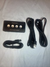 USB 3.0 Switch Selector, 4 Port KVM Switch USB Peripheral Switcher Box, 4 Com... picture