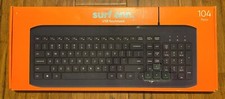 Wired USB Keyboard Surf Onn, 104 Keys. In Original Box. Guaranteed picture