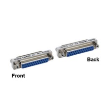 [10X] DB25 Female/Female Mini Adapter 25Pin Low Profile Changer Printer/Scanner picture