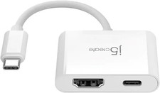 j5create USB-C to 4K HDMI Adapter with Power Delivery - White picture