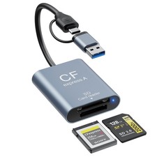2-in-1 CFexpress Type A&SD Card Reader,USB3.2 Gen 2 10Gbps CFexpress Type A Memo picture