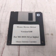 Mouse Device Driver - MS DOS Version 8.00 3.5” Floppy Disk Mitsumi - UNTESTED picture