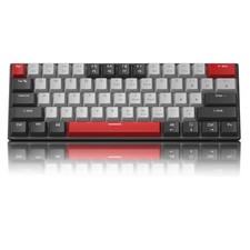 60 Percent Mechanical Gaming Keyboard, Black&Gray Mixed Color Keycaps Gaming picture