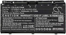 5200Mah Replacement Battery for Clevo N150RD, N150RD1, N150RF, N150RF1-G, N150SC picture