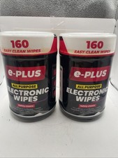 E-Plus - Electronic Wipes - 160 Count Per Container  Easy Fast Cleaning - 2 Pack picture